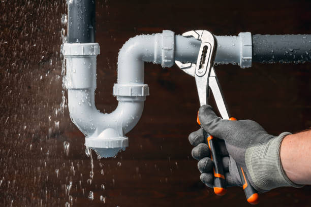 Professional Drain Cleaning technician working in Rougemont, NC
